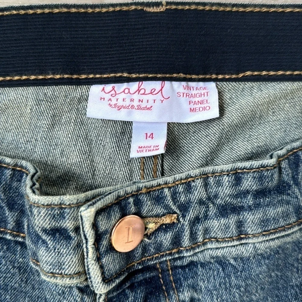 NWT Isabel Maternity vintage straight jeans
